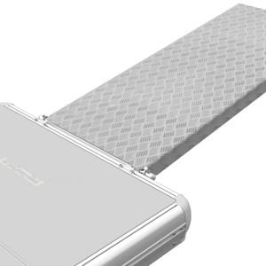 Gångjärn landgång bryggsida