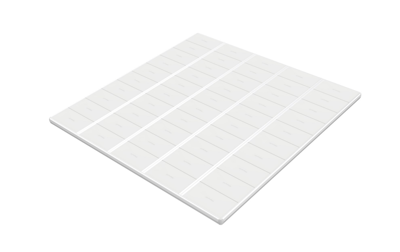 EasyFloat flytbrygga med måtten 6,0 × 6,0 meter, idealisk för bad, rodd och kajak/paddling