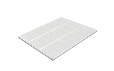 EasyFloat flytbrygga med måtten 3,6 × 4,2 meter, idealisk för bad, rodd och kajak/paddling